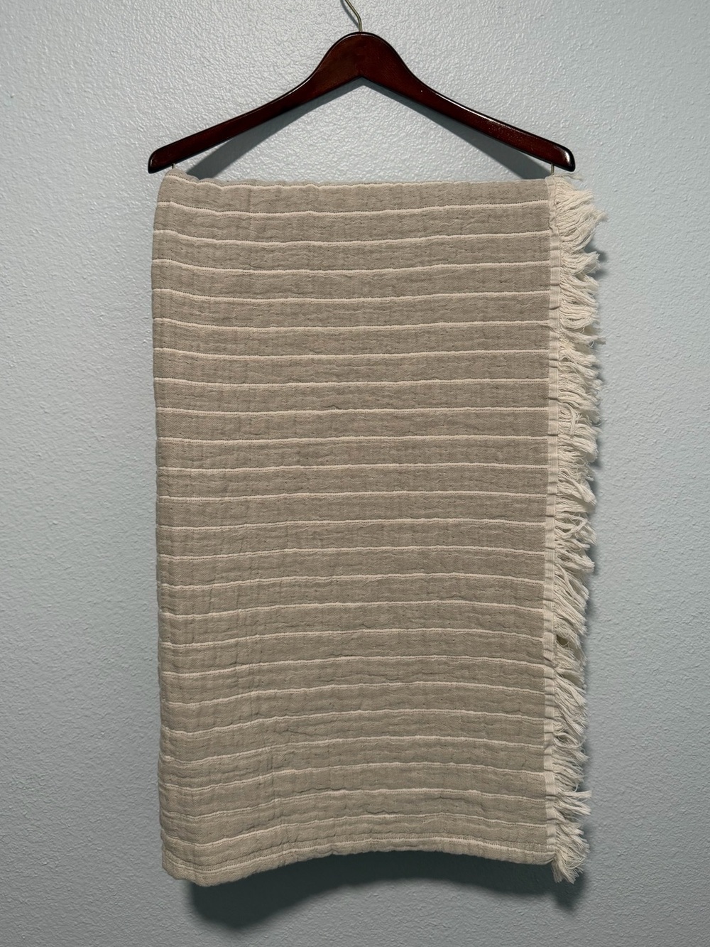 Piscatextil Striped Throw Blanket